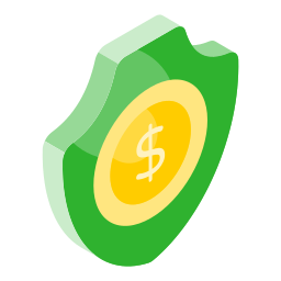 Financial security icon