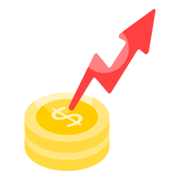 crescimento financeiro Ícone