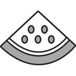 Watermelon slice icon