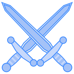 pelea de espadas icono