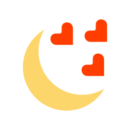 Honey moon icon