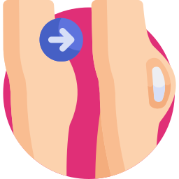 Имплант ягодичной мышцы иконка