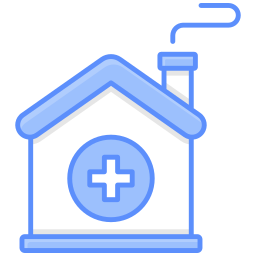 clínica en casa icono