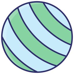 Exercise ball icon