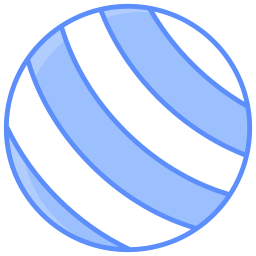 palla per esercizi icona