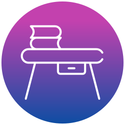 Student desk icon