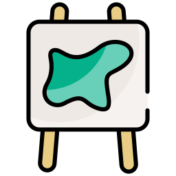 Canvas board icon