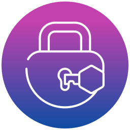 Lock and key icon