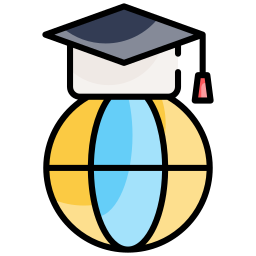 educación globo icono