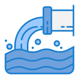 Water waste icon