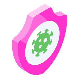 Germs protection icon