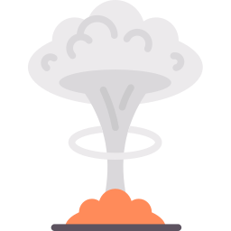 nucleaire ontploffing icoon