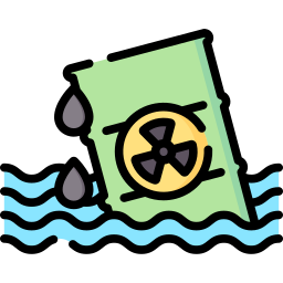 Toxic waste icon