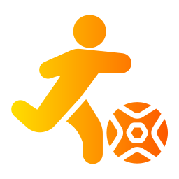 patear pelota icono