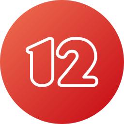 numéro 12 Icône