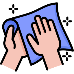 Drying hands icon