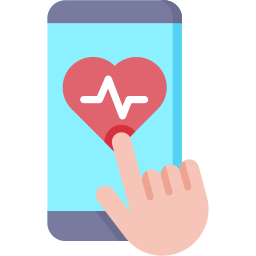 aplicativo diário de saúde Ícone