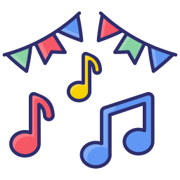 Music festival icon