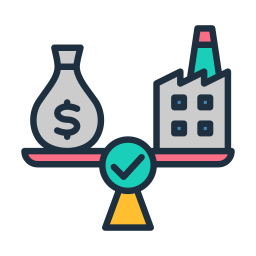 Business valuation icon