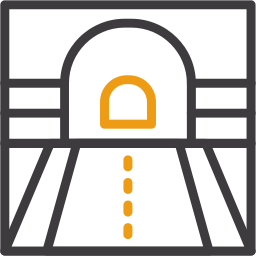 túnel icono