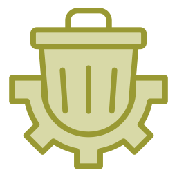 gestión de residuos icono