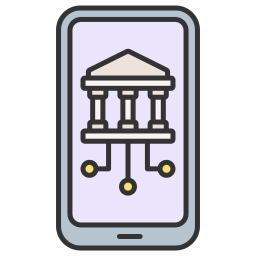 digitaal bankieren icoon