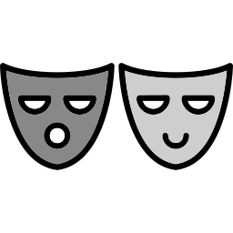 masques de théâtre Icône