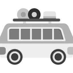 Camper van icon