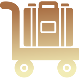 carrinho de bagagem Ícone