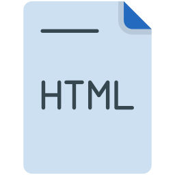 dokument html ikona