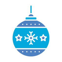 Рождественский шар иконка