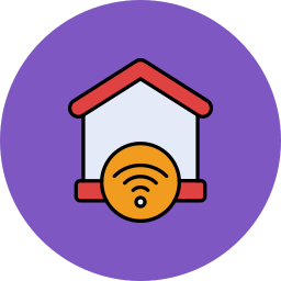 wifi en casa icono