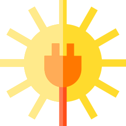 Energia solar Ícone