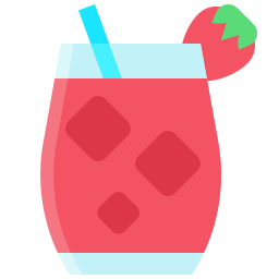 jus de fraise Icône