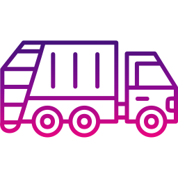 Garbage truck icon