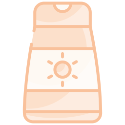 Sunscreen lotion icon