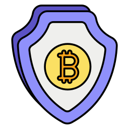 proteção bitcoin Ícone