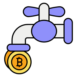 robinet bitcoin Icône