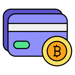 carta bitcoin icona