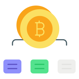 sieć bitcoina ikona