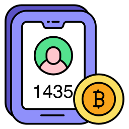 Bitcoin bank icon