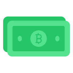 dinheiro bitcoin Ícone