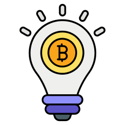 idée bitcoin Icône