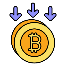 bitcoin-verlies icoon