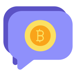 bitcoin-chat icoon