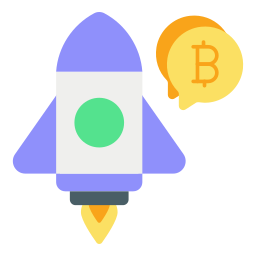 Bitcoin startup icon