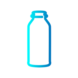 bottiglia di latte icona