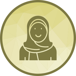 Islamic women icon