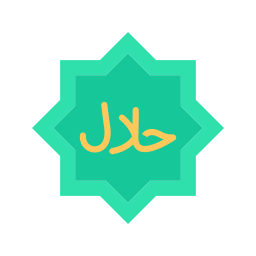 halal-sticker icoon