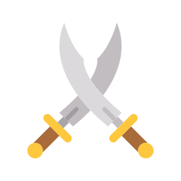 twee zwaarden icoon